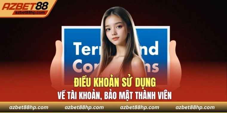 Điều khoản và điều kiện về tài khoản, bảo mật thành viên