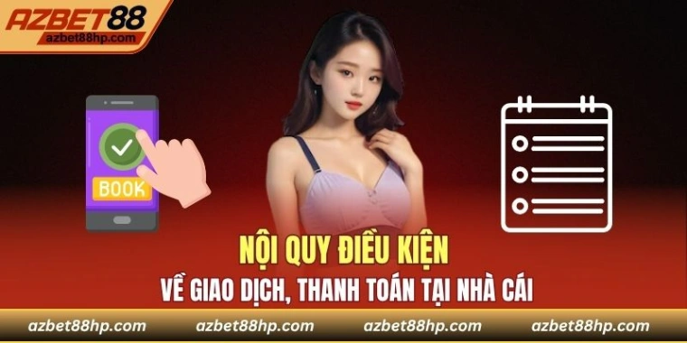 Nội quy điều kiện về giao dịch, thanh toán tại nhà cái