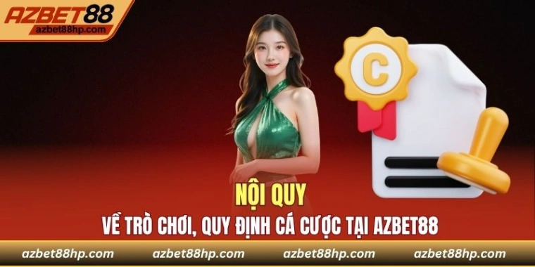 Nội quy về trò chơi, quy định cá cược tại AZBET88