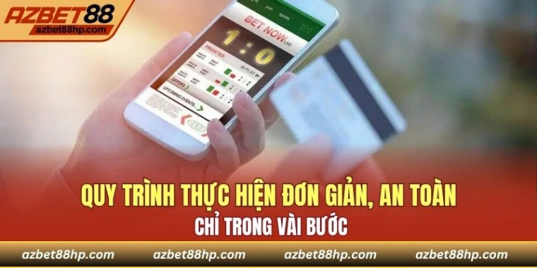 Quy trình thực hiện đơn giản, an toàn chỉ trong vài bước