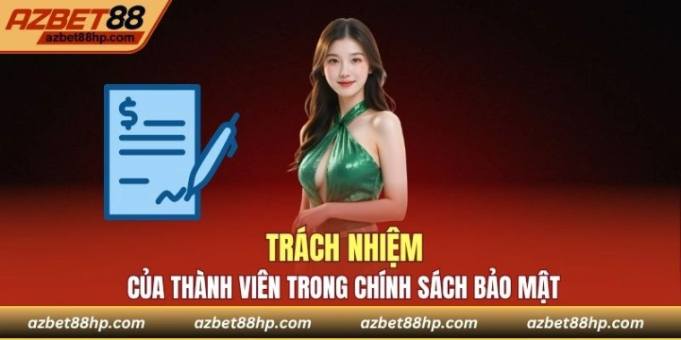 Trọng trách của thành viên trong chính sách bảo mật