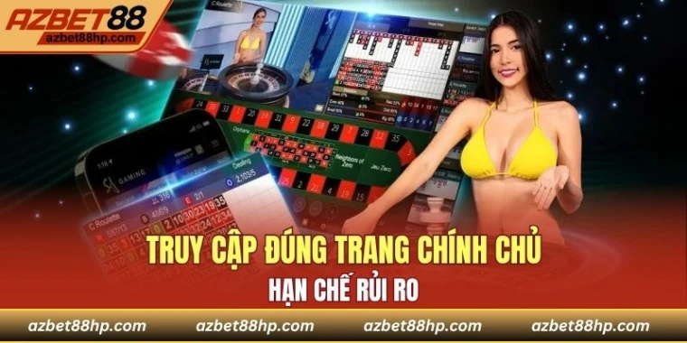 Truy cập đúng trang chính chủ hạn chế rủi ro login